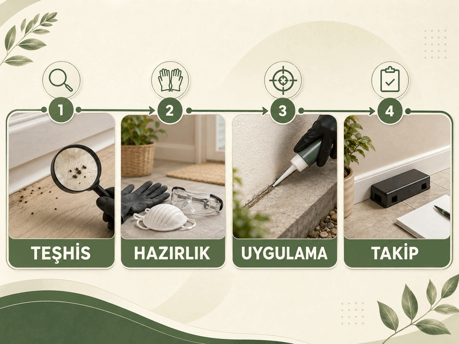 Haşere uygulamasında hazırlık ve hedefli mücadele yaklaşımı