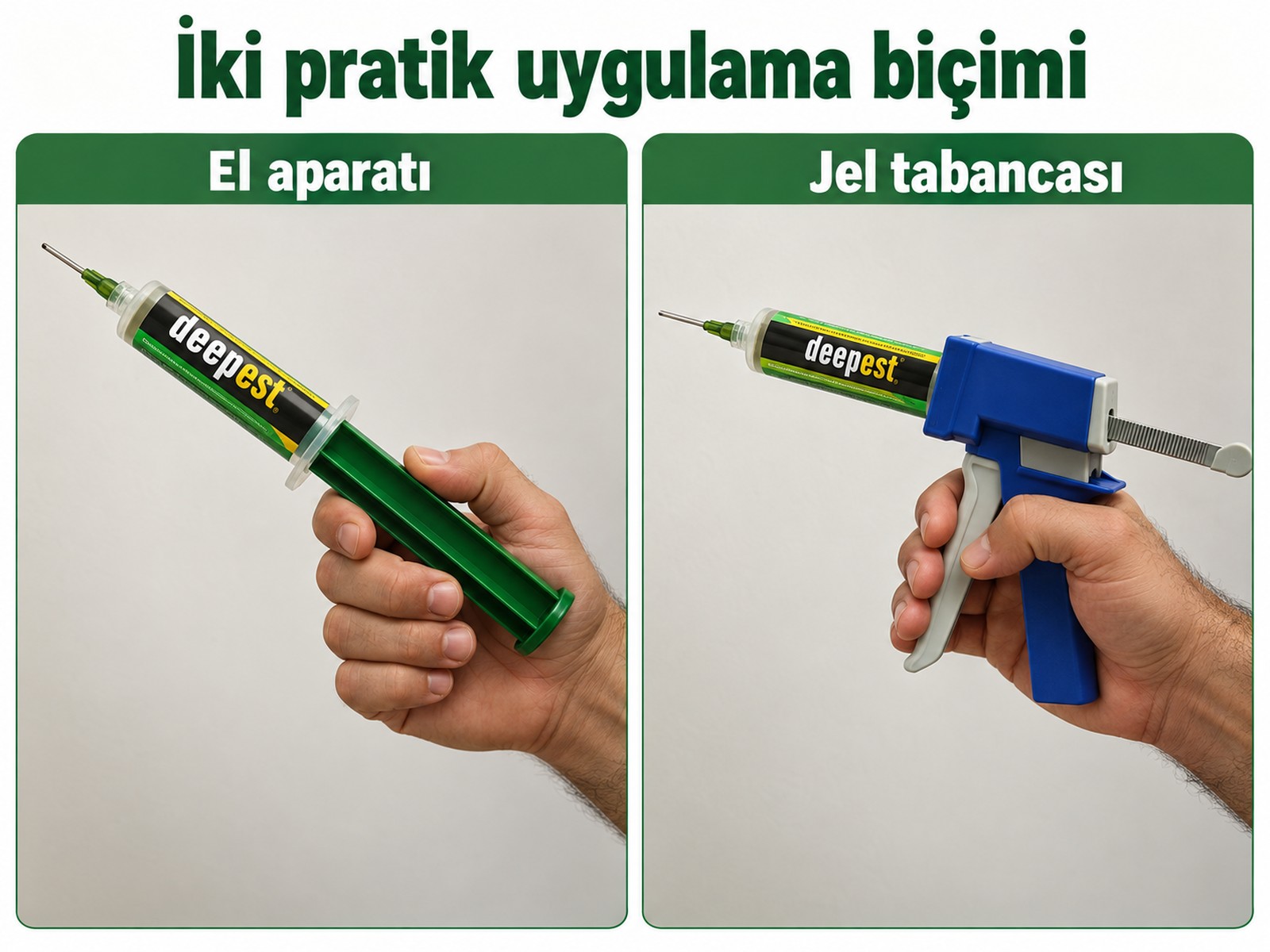 Küçük tüp ile büyük kartuş: kendi aparatına uygun hazırlık