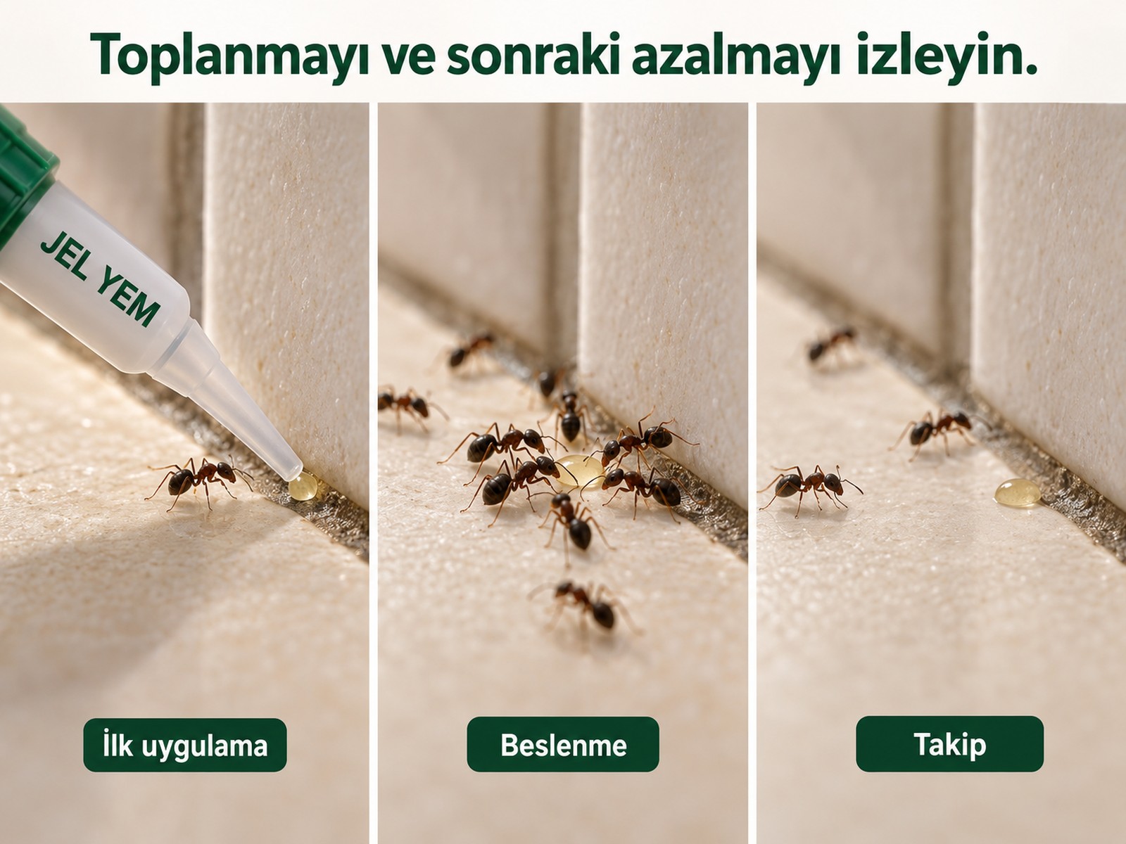 İlk toplanma ile sonraki azalmayı ayrı gözlem kareleri