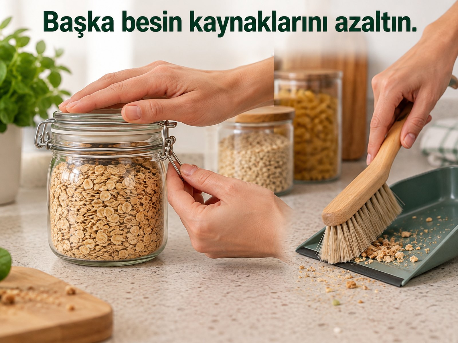Alternatif besin kaynağının kaldırılması
