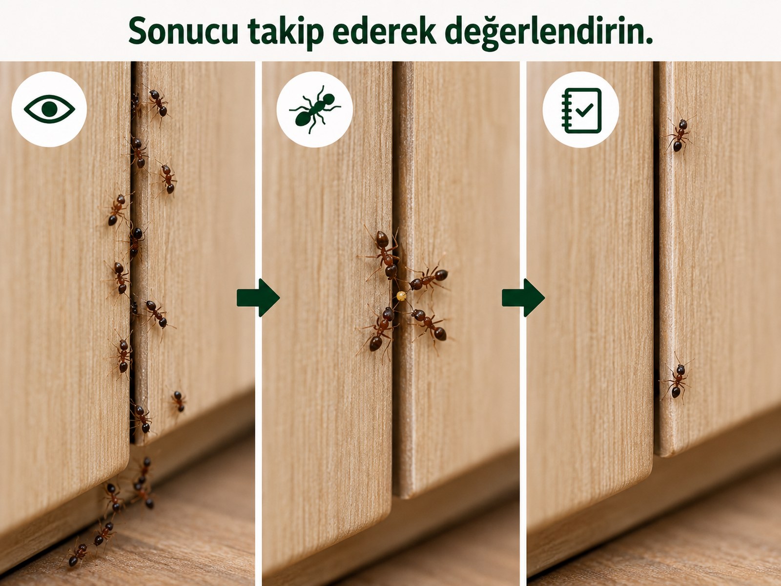 Yem uygulamasının zaman içinde izlenmesi şeması
