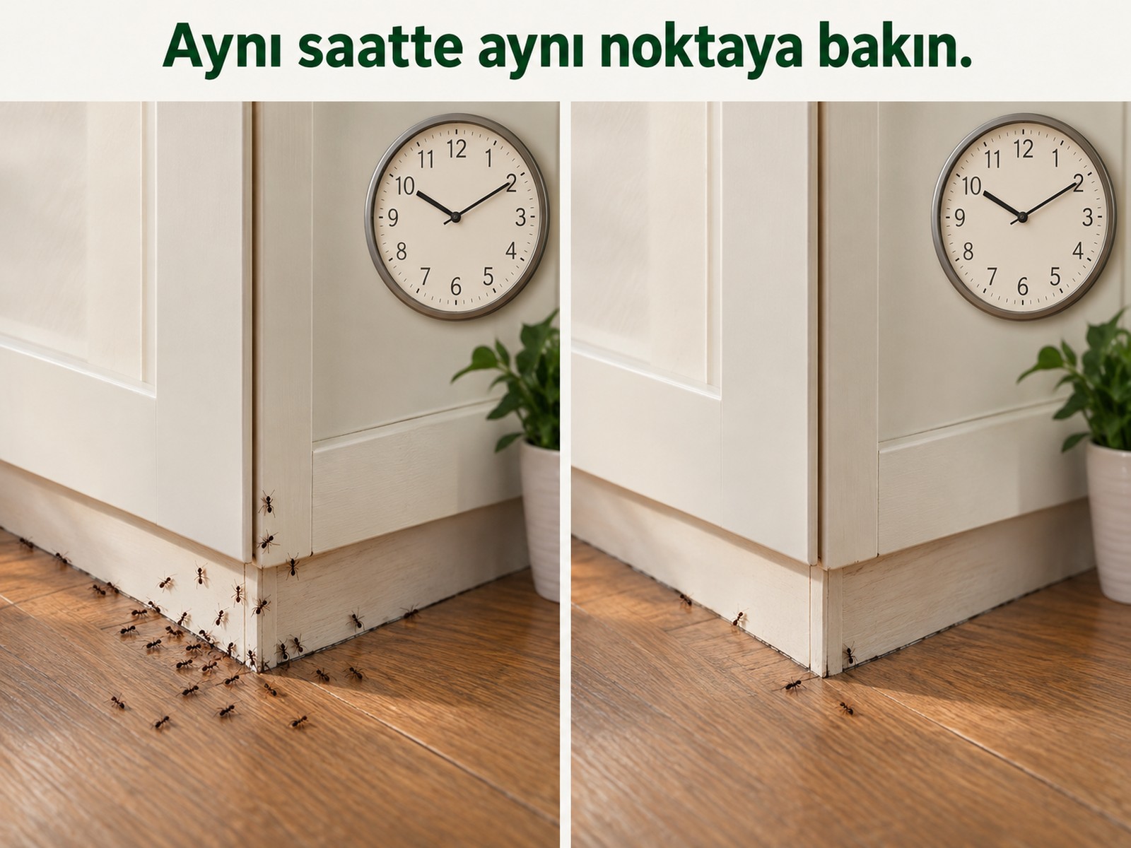 Aynı saat ve yerde yol yoğunluğu karşılaştırması
