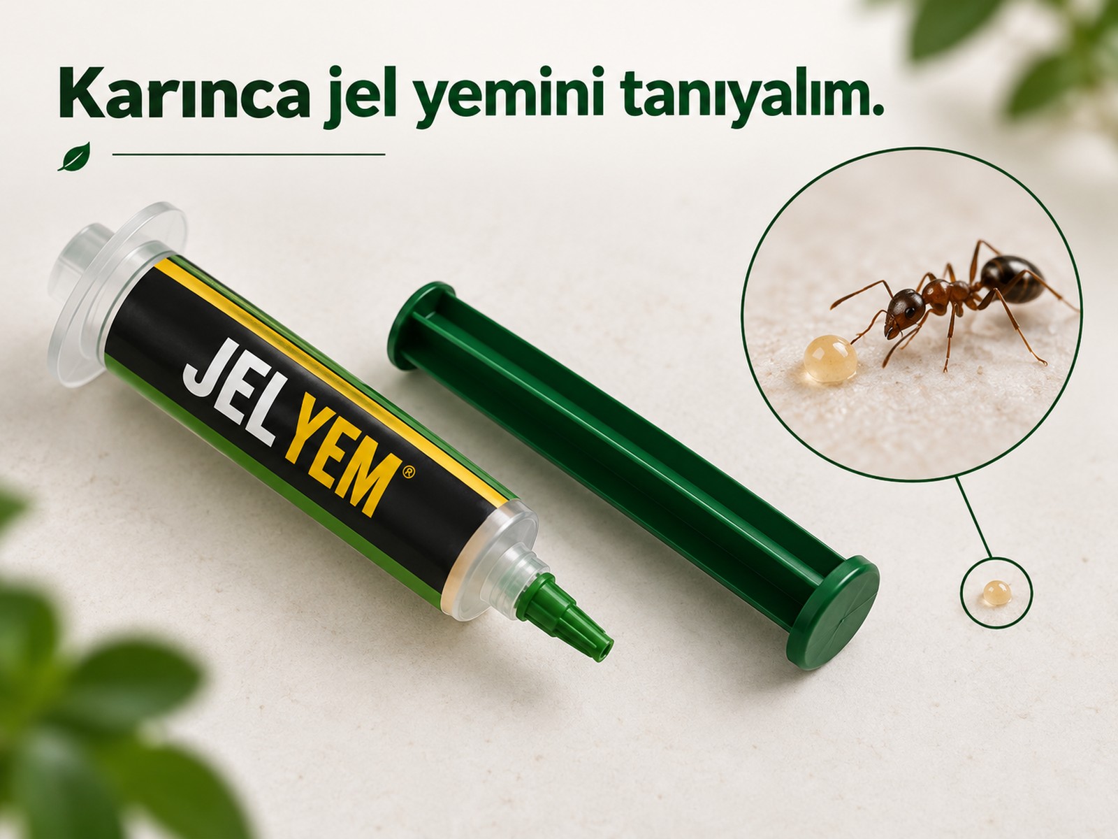 Karınca jel yemi: kullanıma hazır ürün ve işçi karınca