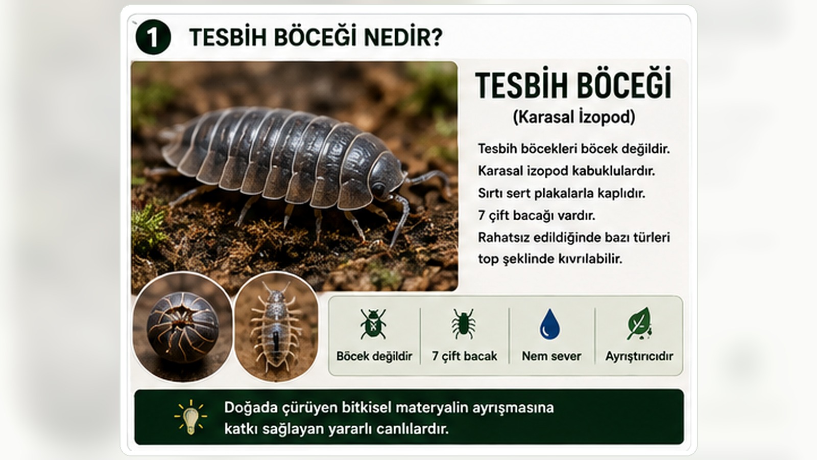 Tesbih böceği, nem ve rutubet koşulları için mücadele rehberi