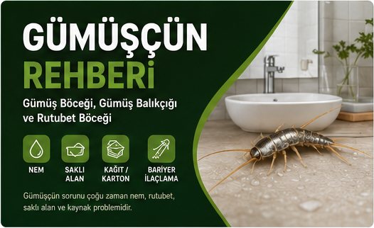 Gümüşçün rehberi gümüş böceği ve rutubet böceği