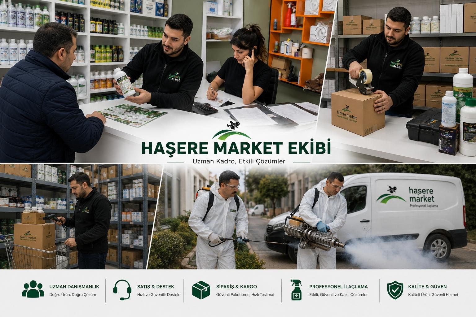 Haşere Market ekibi