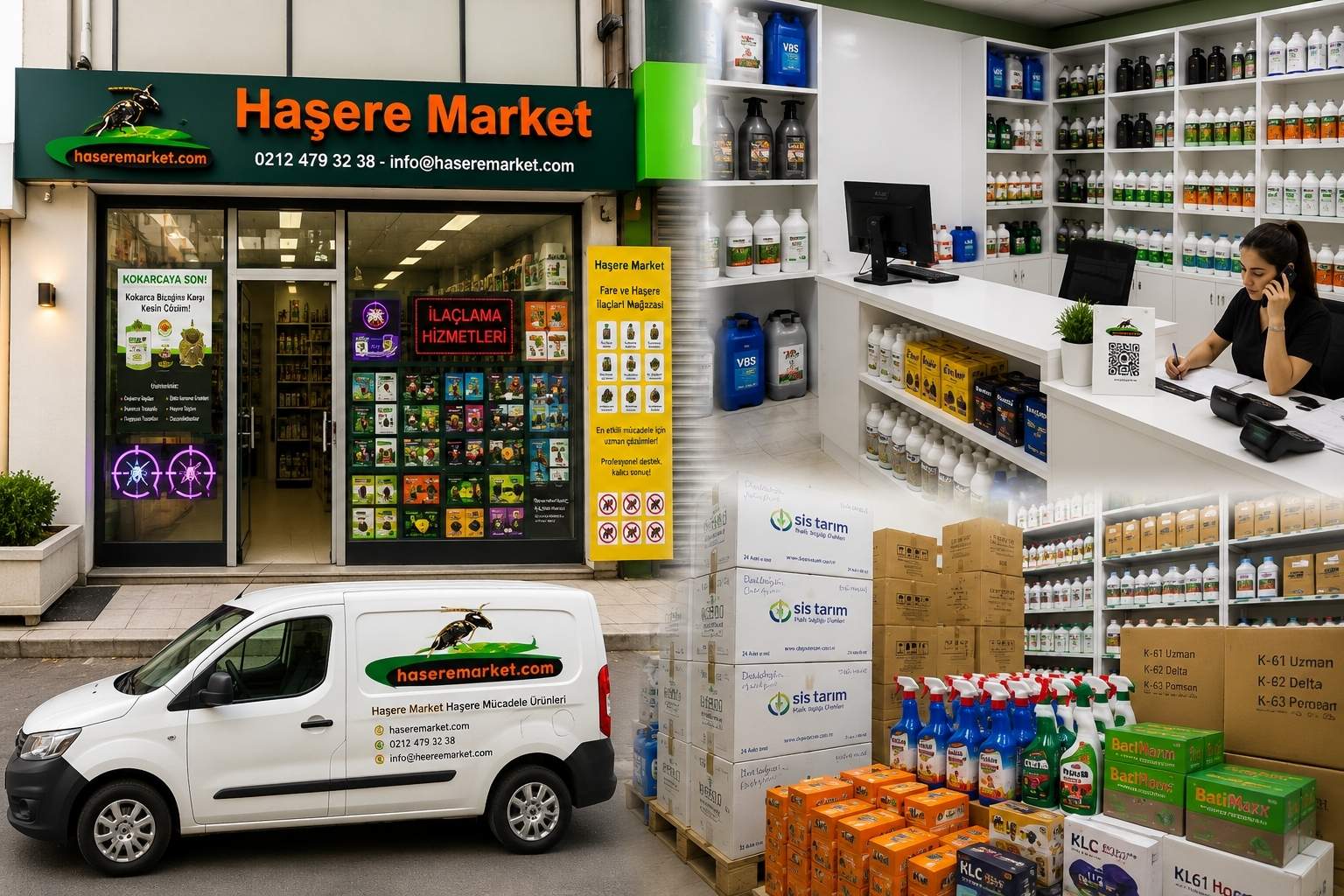 Haşere Market fiziki işletme