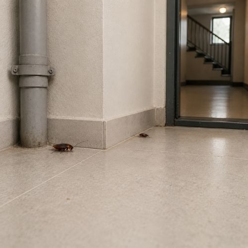 Apartman ve ortak alanda kalorifer böceği