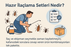 hazır haşere ilaçlama setleri | tüm haşereler için Uzmanlar tarafından sizin için bir araya getirilmiş haşere mücadele ürünleri | Haşere Market'te