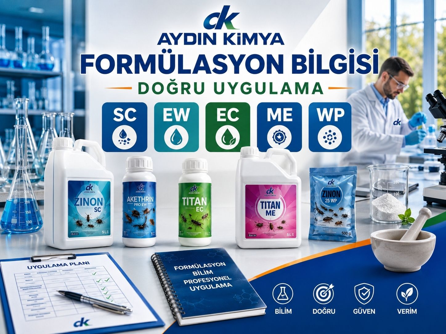 Aydın Kimya formülasyon bilgisi ve profesyonel uygulama