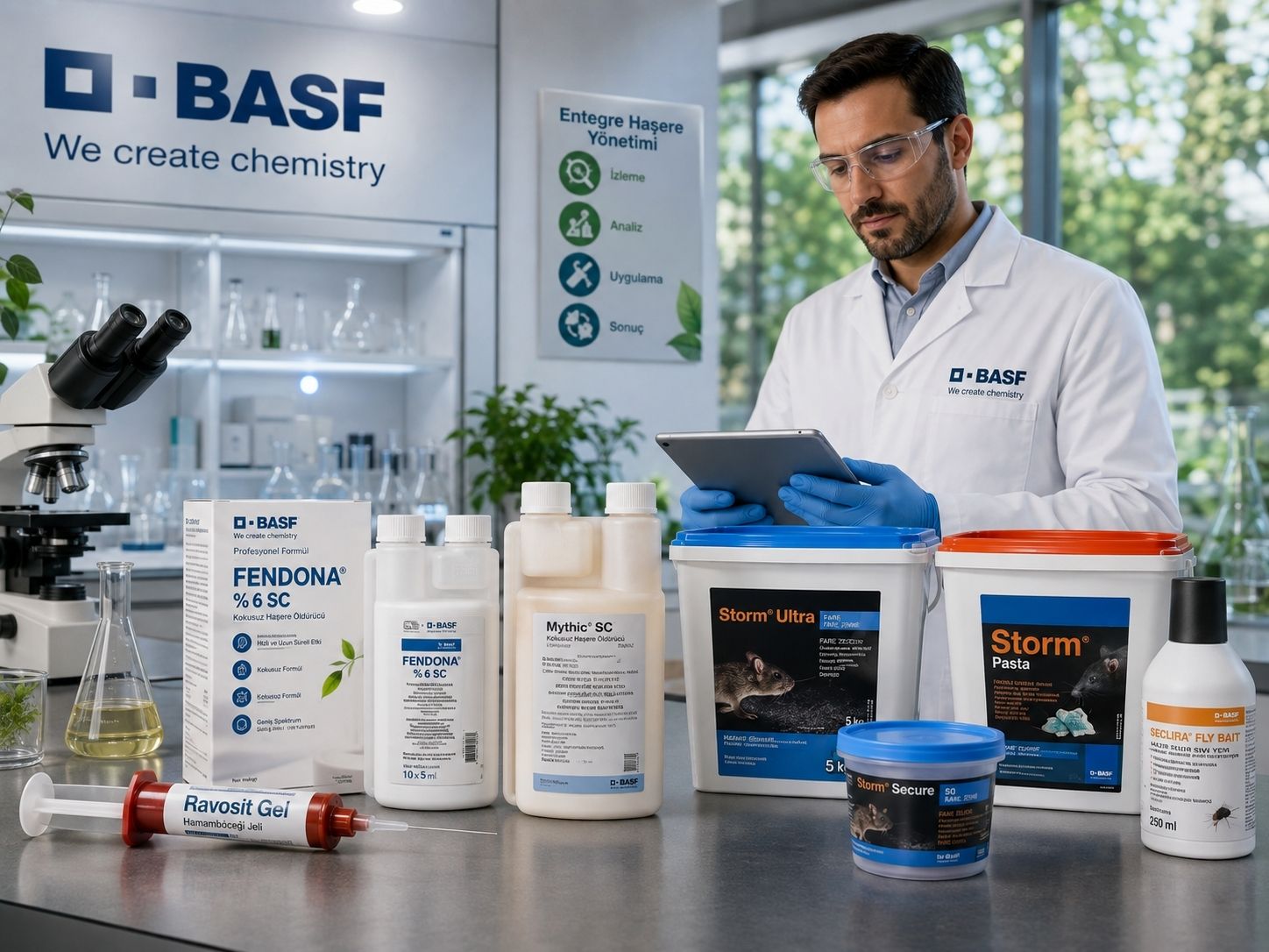 BASF ürünleri, bilimsel formülasyon yaklaşımı ve profesyonel haşere uygulaması