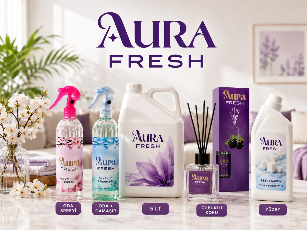 Bermet Aura Fresh oda kokusu ürün aileleri