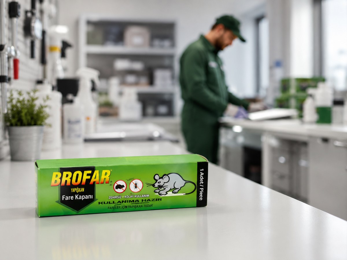 Brofar fare yapışkanı ve As İlaç üretim kalite ortamı