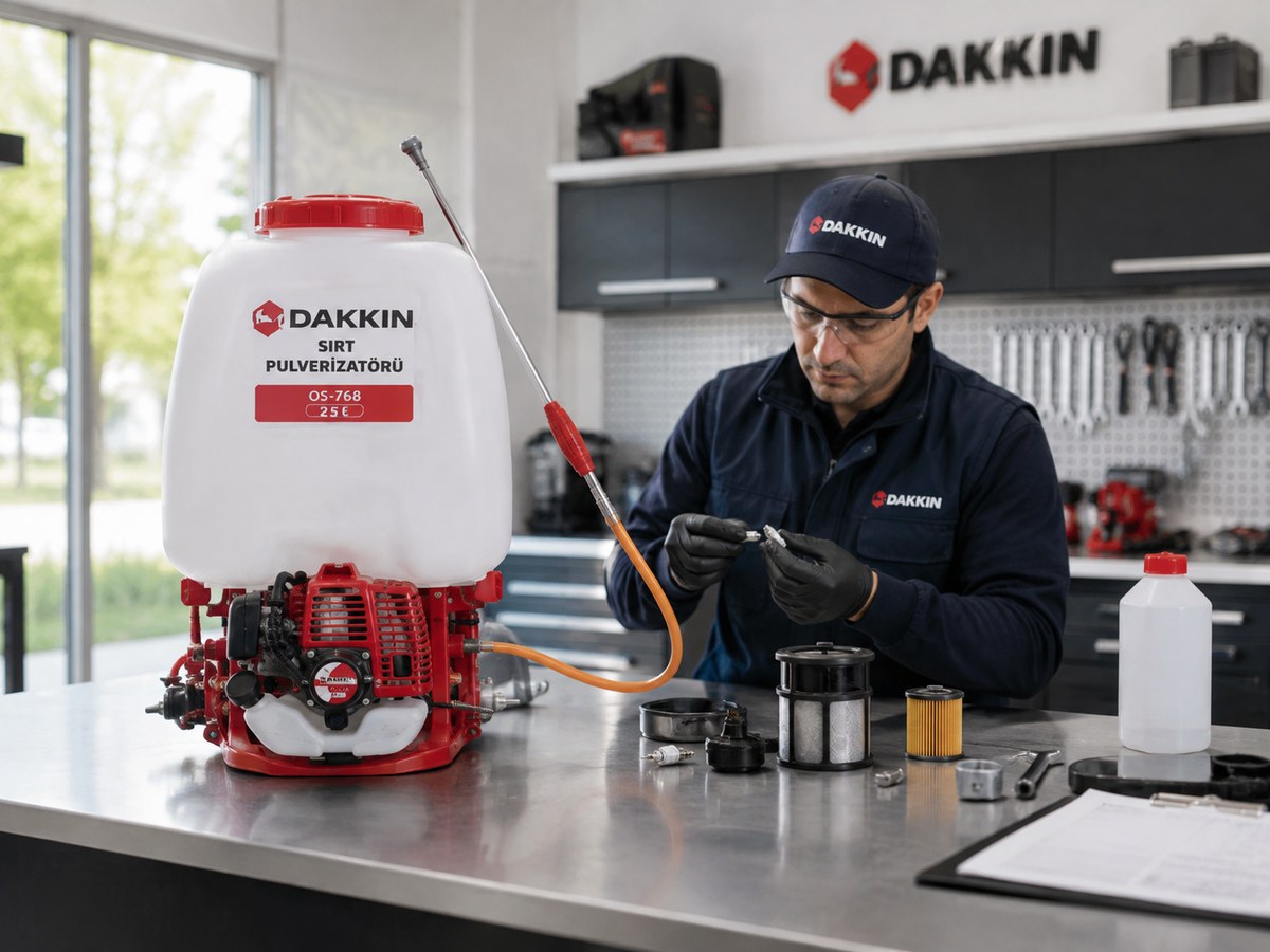 Dakkın tarım makineleri üretim servis ve teknik destek ortamı