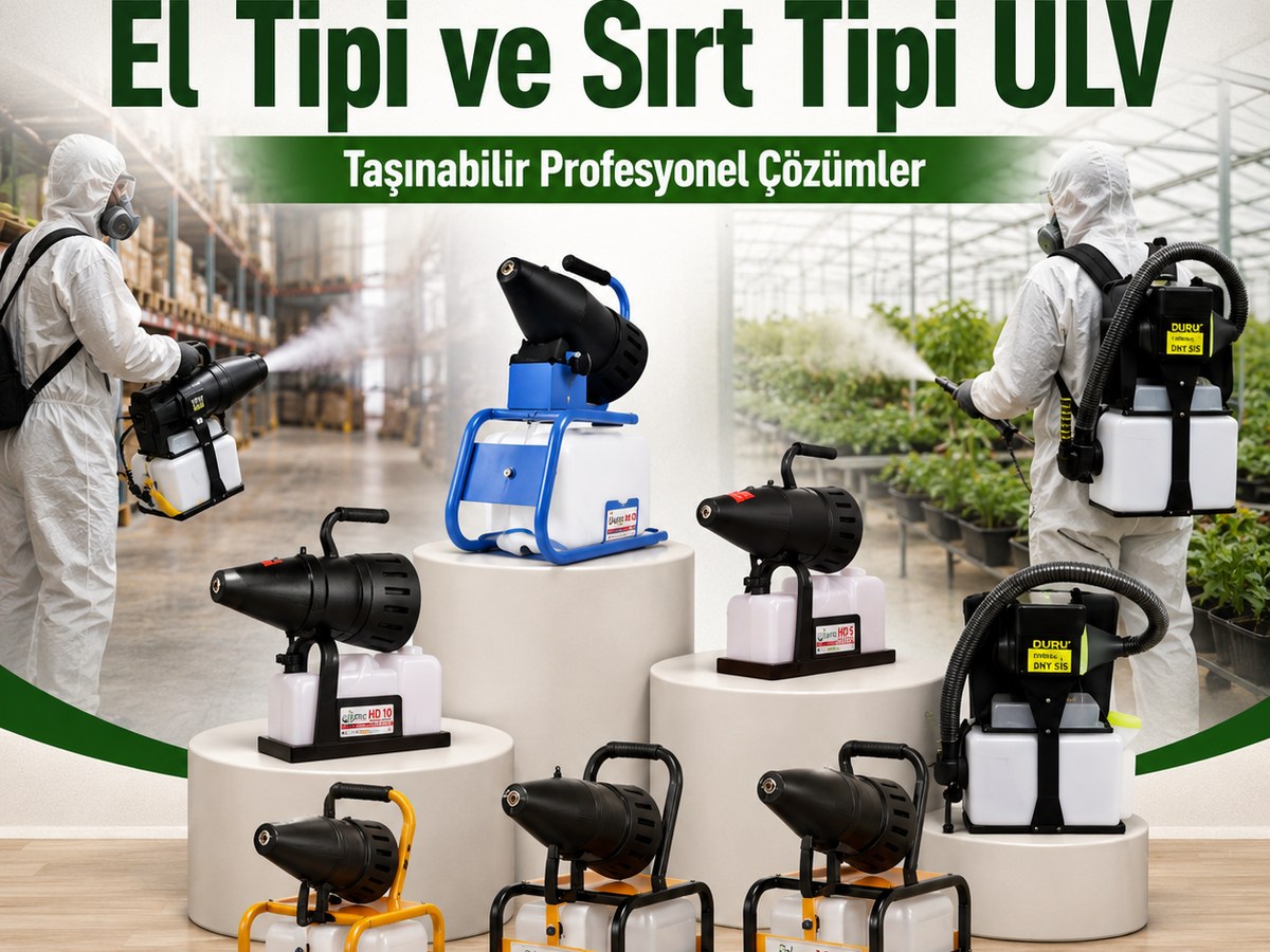 Duru Entosis el tipi ve sırt tipi ULV sisleme cihazları