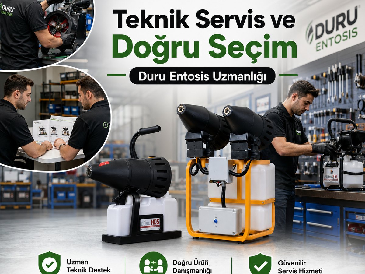 Duru Entosis teknik servis bakım ve doğru ULV makinesi seçimi