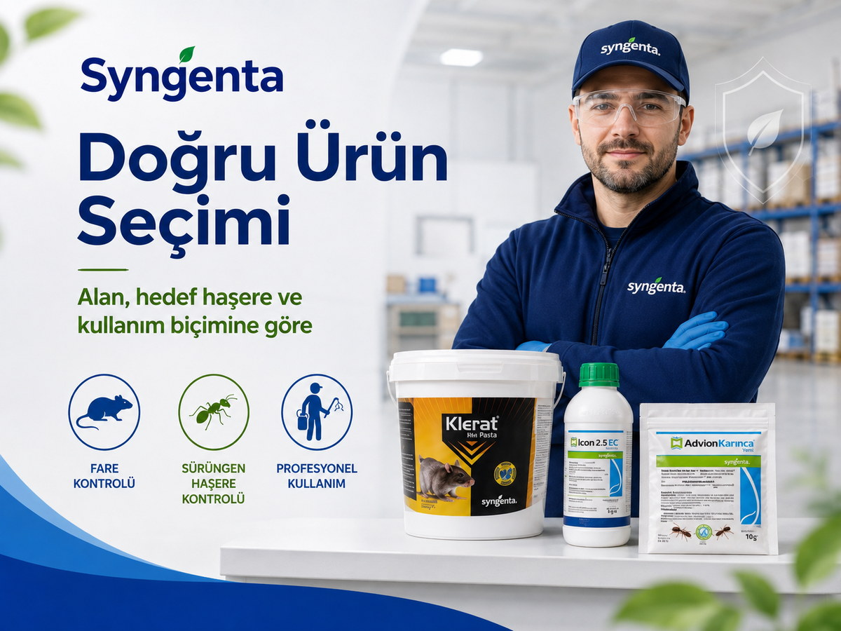 Syngenta doğru haşere mücadele ürünü seçimi
