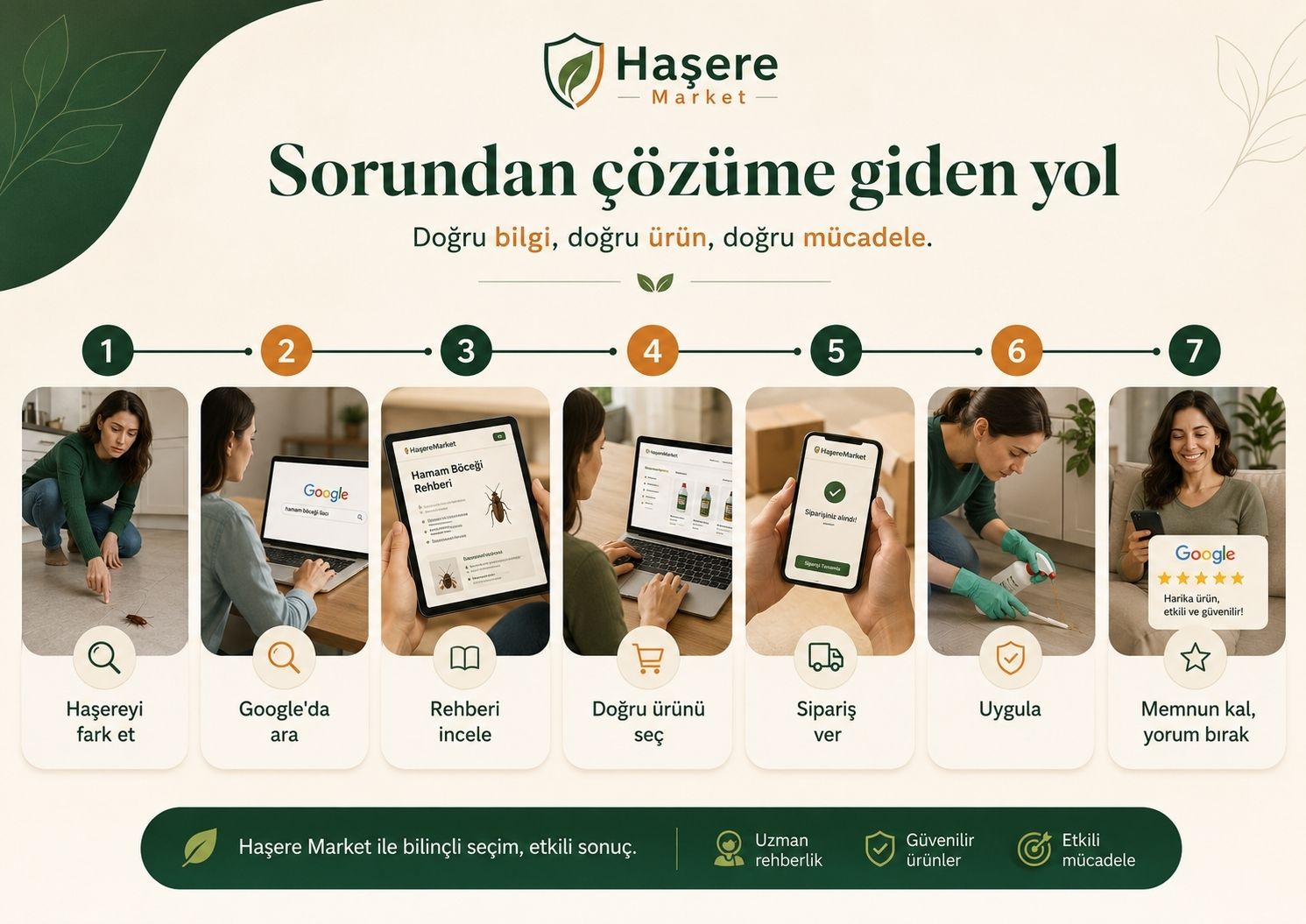 Haşere Market sorundan çözüme giden yol satın alma ve uygulama süreci