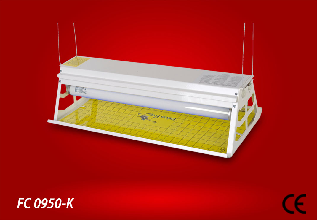 Elektro Frog FC 0950-K tavana asılan yapışkan levhalı UV sinek tutucu cihaz