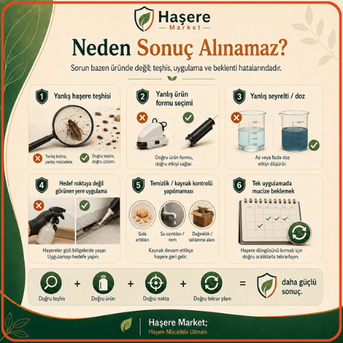 Neden sonuç alınamaz infografik