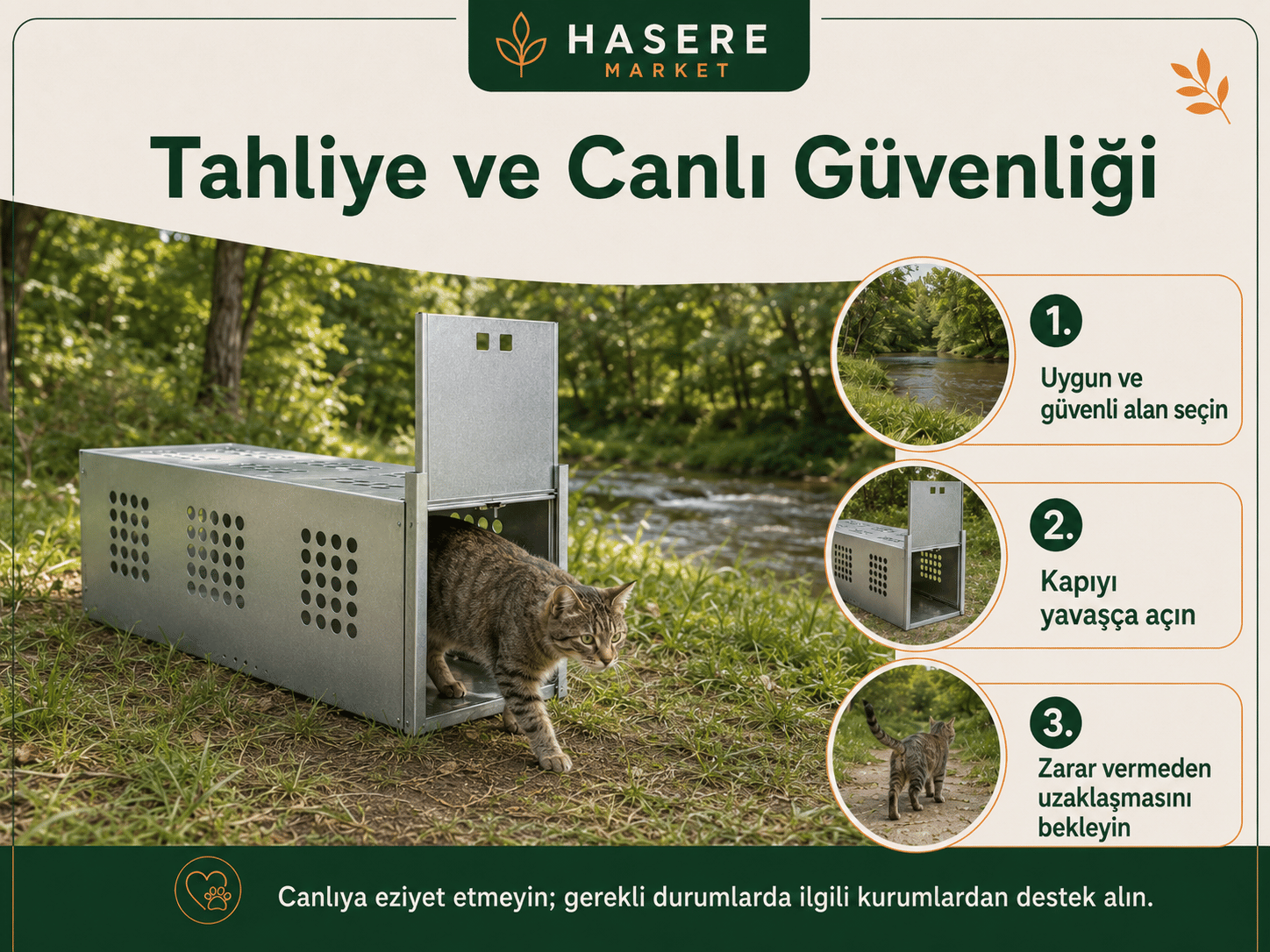 Tahliye güvenliği ve sorumlu serbest bırakma