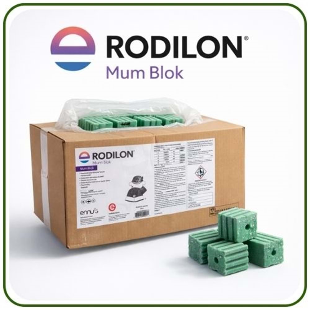 Bayer-Envu Rodilon Mum Blok Fare Zehiri | 7,5 KG