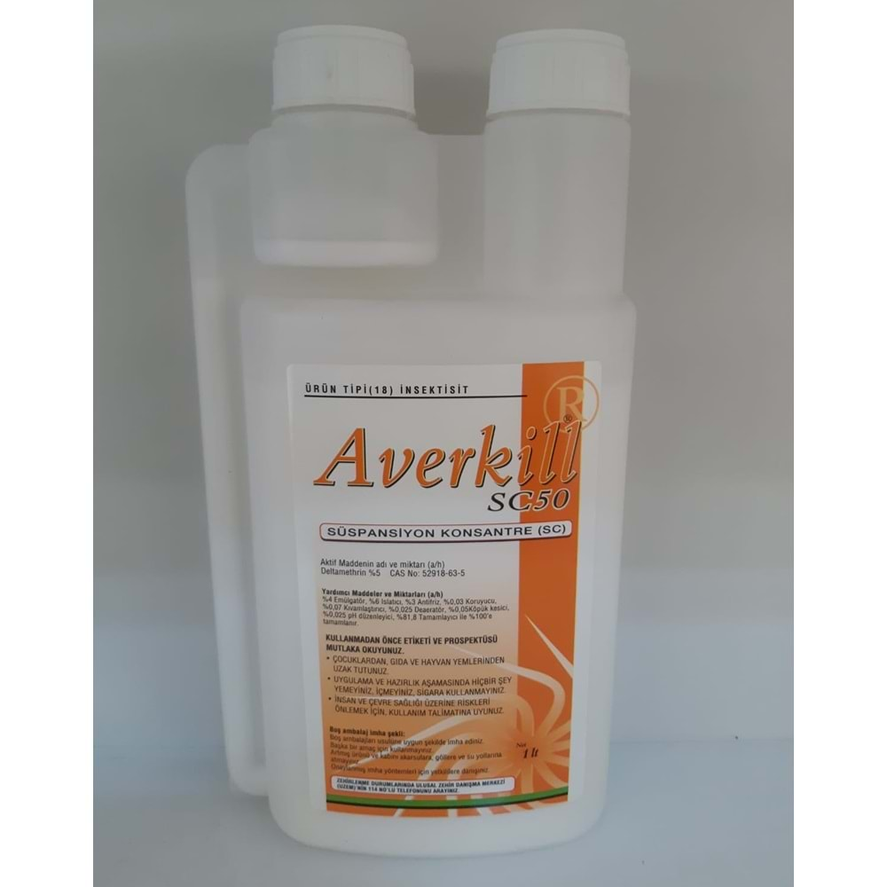 Averkill SC 50 Kokusuz Haşere Öldürücü| 1 Litre