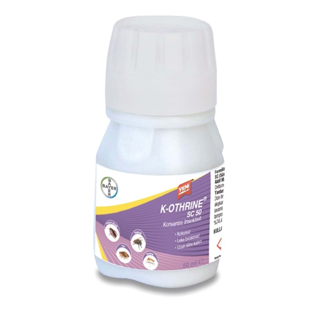 Bayer K-othrine SC 50 Kokusuz Haşere Öldürücü | 50 ml