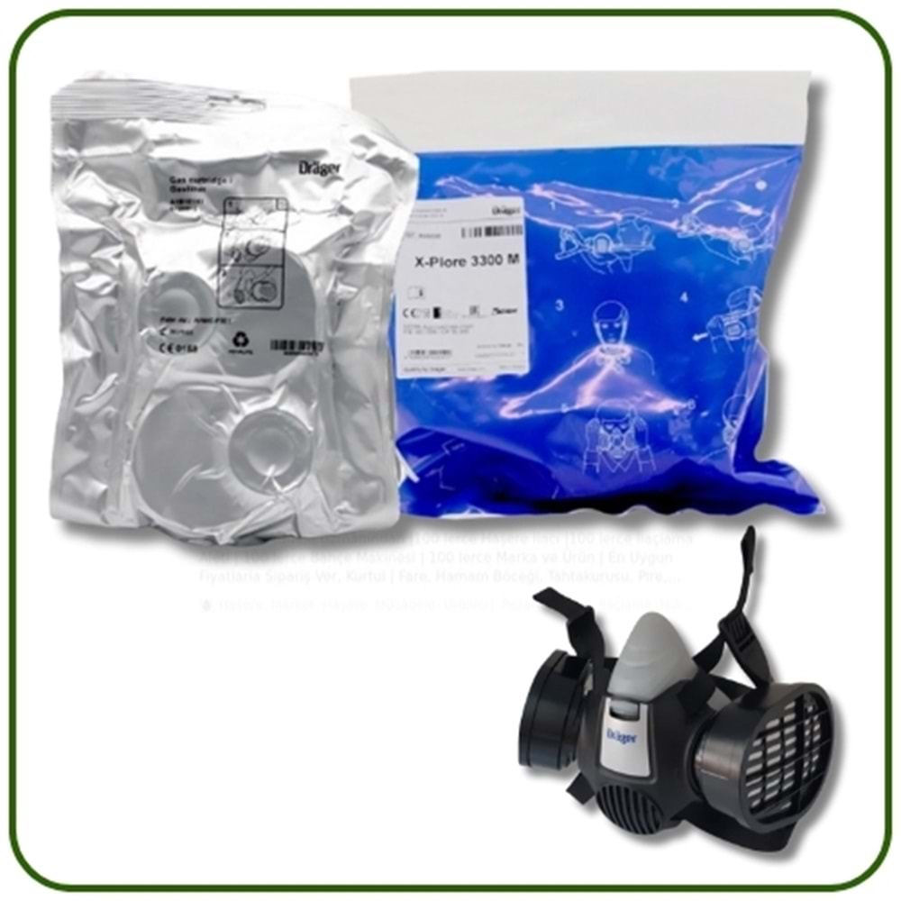 A1B1E1K1 Maske Filtresi | Drager X-Plore 3300 Gaz Maskesi İçin