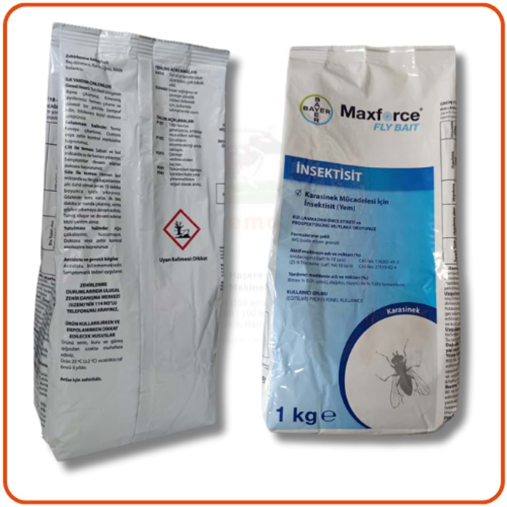 Bayer-Envu Maxforce Fly Bait Karasinek İlacı | 1 KG