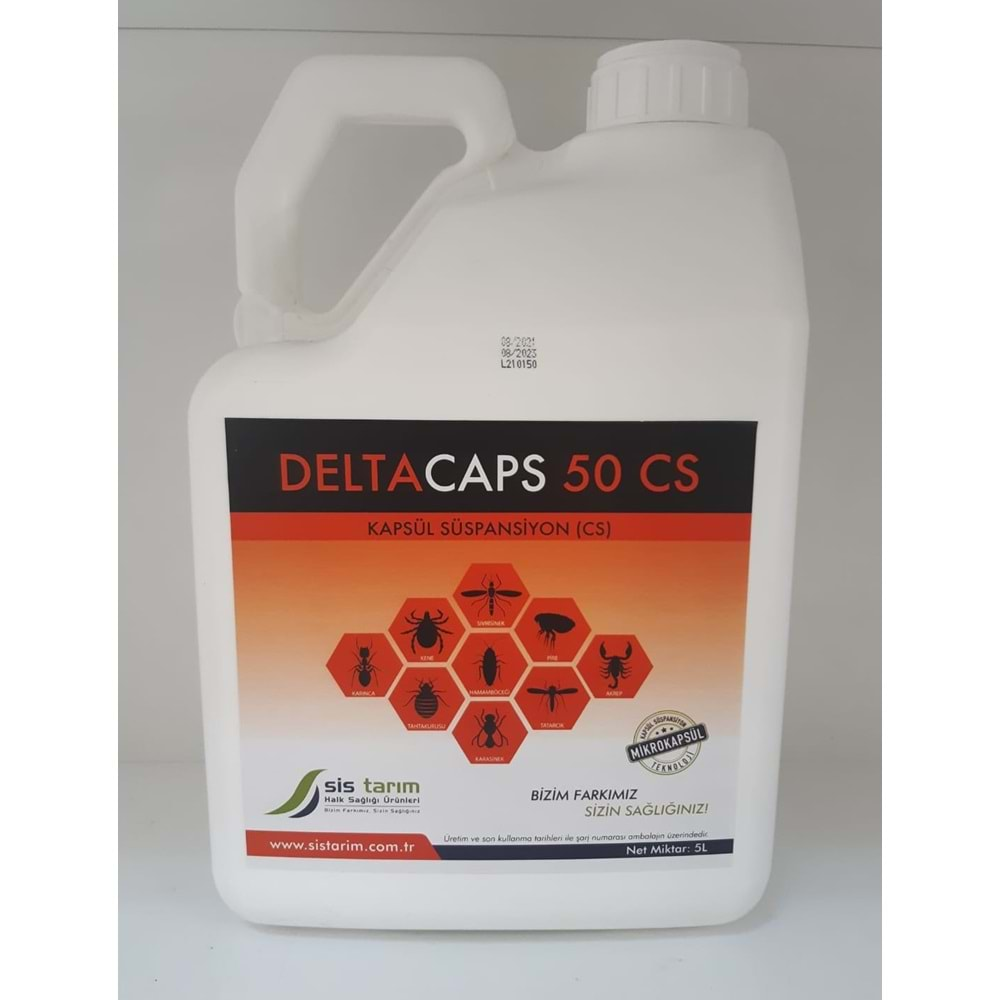 Delta Caps 50 CS Kokusuz Haşere Öldürücü | 5 Litre