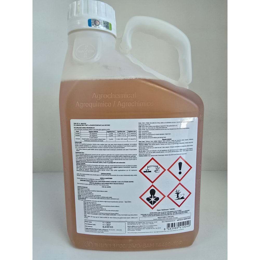 Bayer Solfac EC Kokulu Haşere Öldürücü | 5 Litre