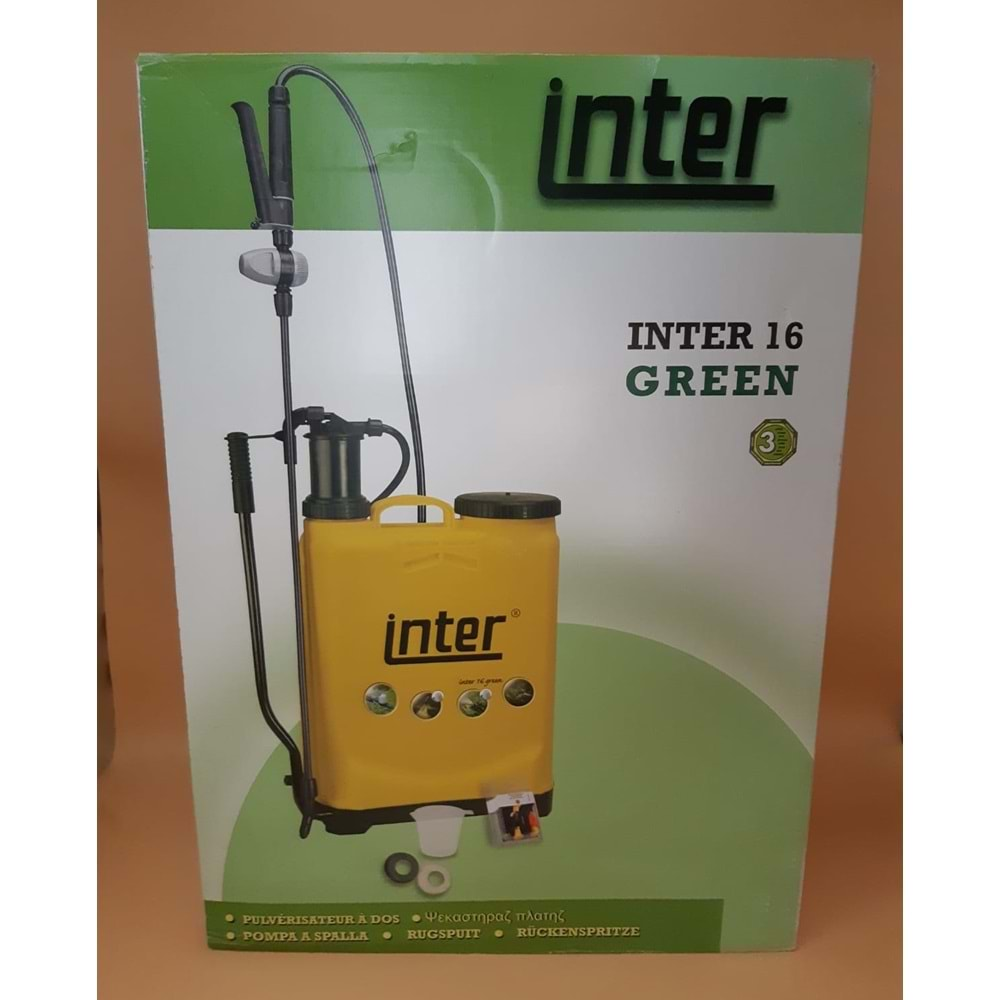 İnter 16 Green İlaçlama Pompası| 16 Litre