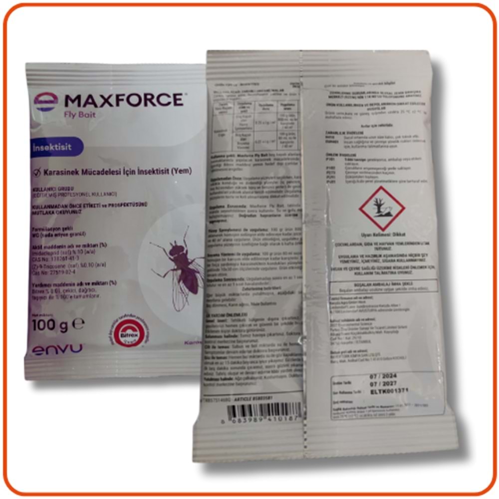 Bayer-Envu Maxforce Fly Bait Karasinek Granülü | 100 Gram