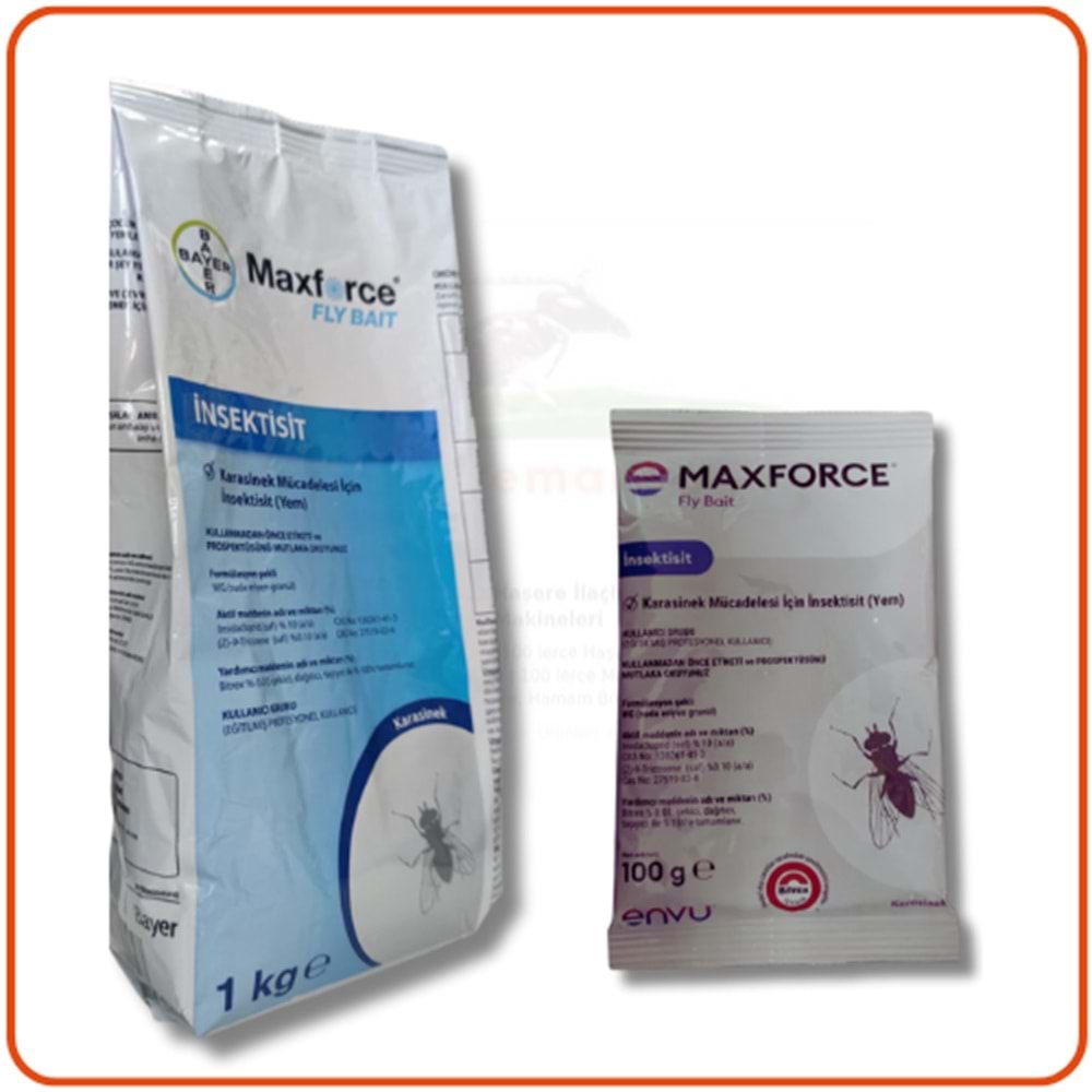 Bayer-Envu Maxforce Fly Bait Karasinek Granülü | 100 Gram