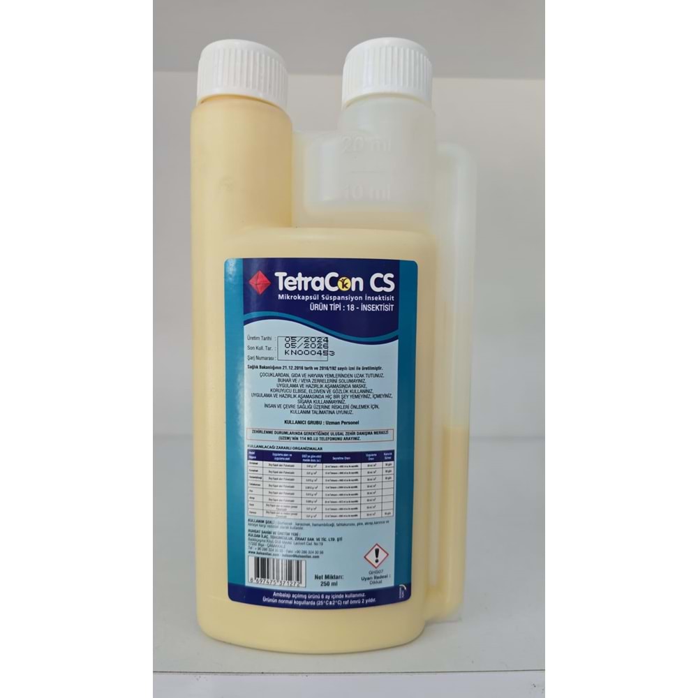 Tetracon CS Mikrokapsül Süspansiyon Haşere İlacı | 250 ml