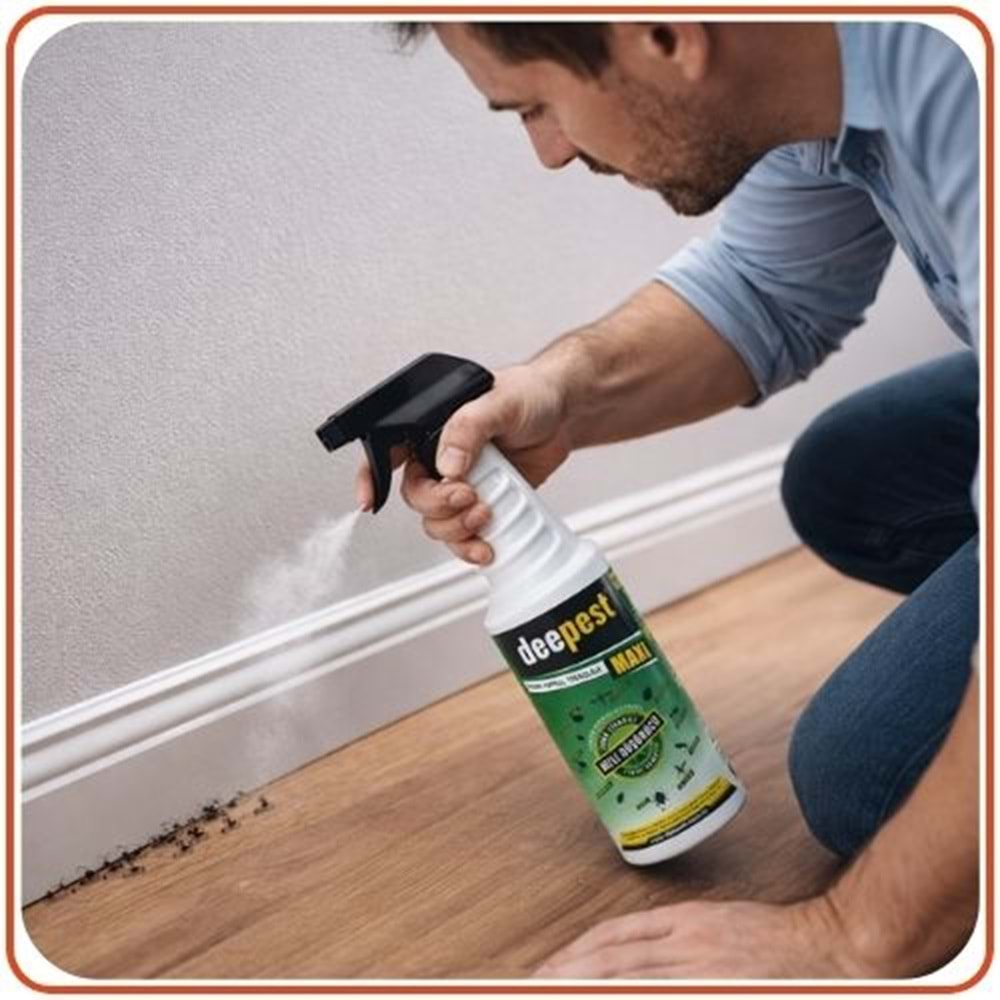 Deepest Maxi Kullanıma Hazır Haşere Öldürücü Sprey | 400 ml