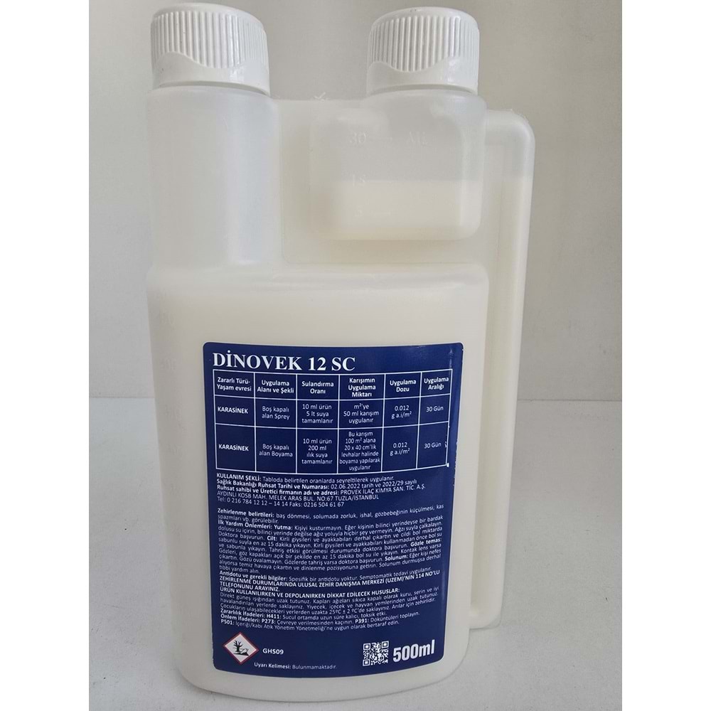 Dinovek 12 SC Karasinek İlacı | 500 ml