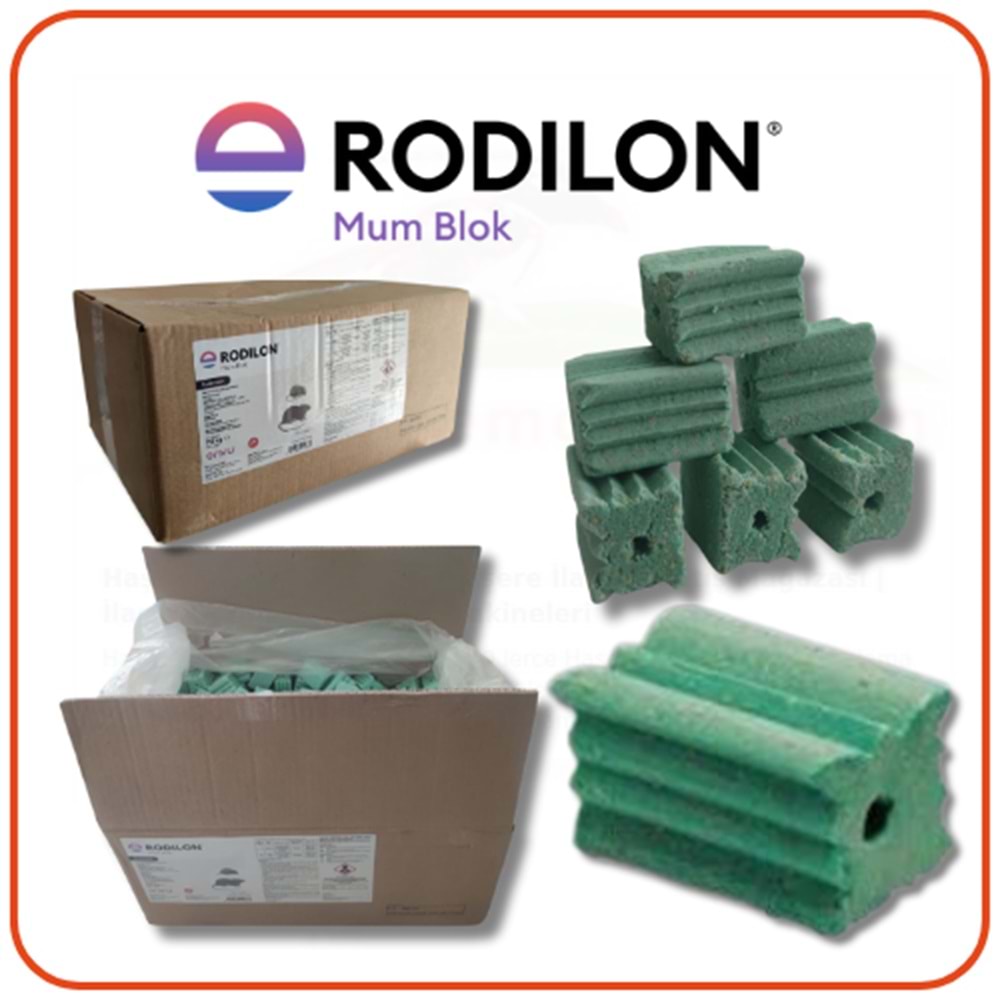 Bayer-Envu Rodilon Mum Blok Fare Zehiri | 500 Gram
