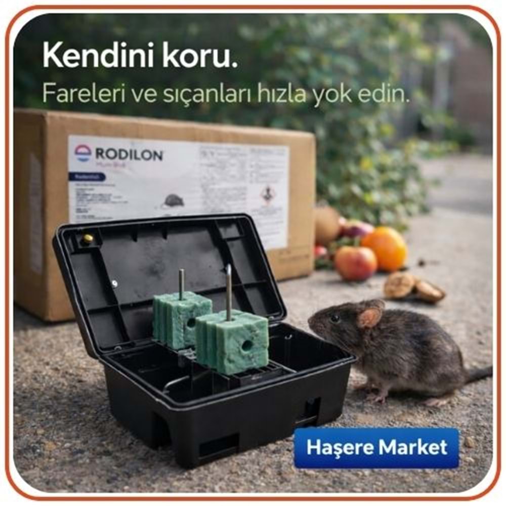 Bayer-Envu Rodilon Mum Blok Fare Zehiri | 500 Gram