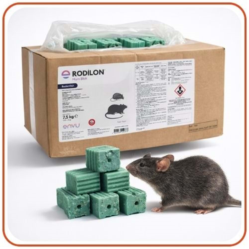 Bayer-Envu Rodilon Mum Blok Fare Zehiri | 250 Gram