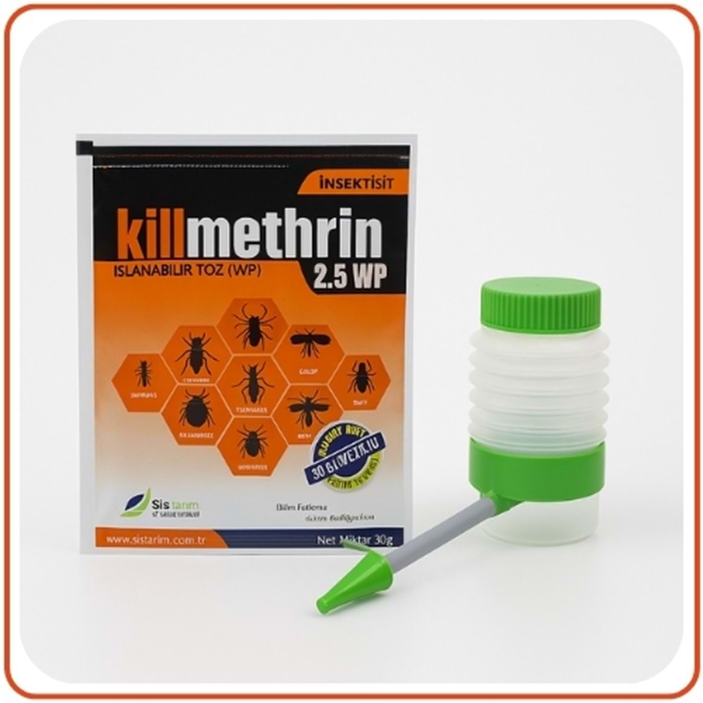 Killmethrin 2.5 WP Toz Haşere İlacı | 30 gr