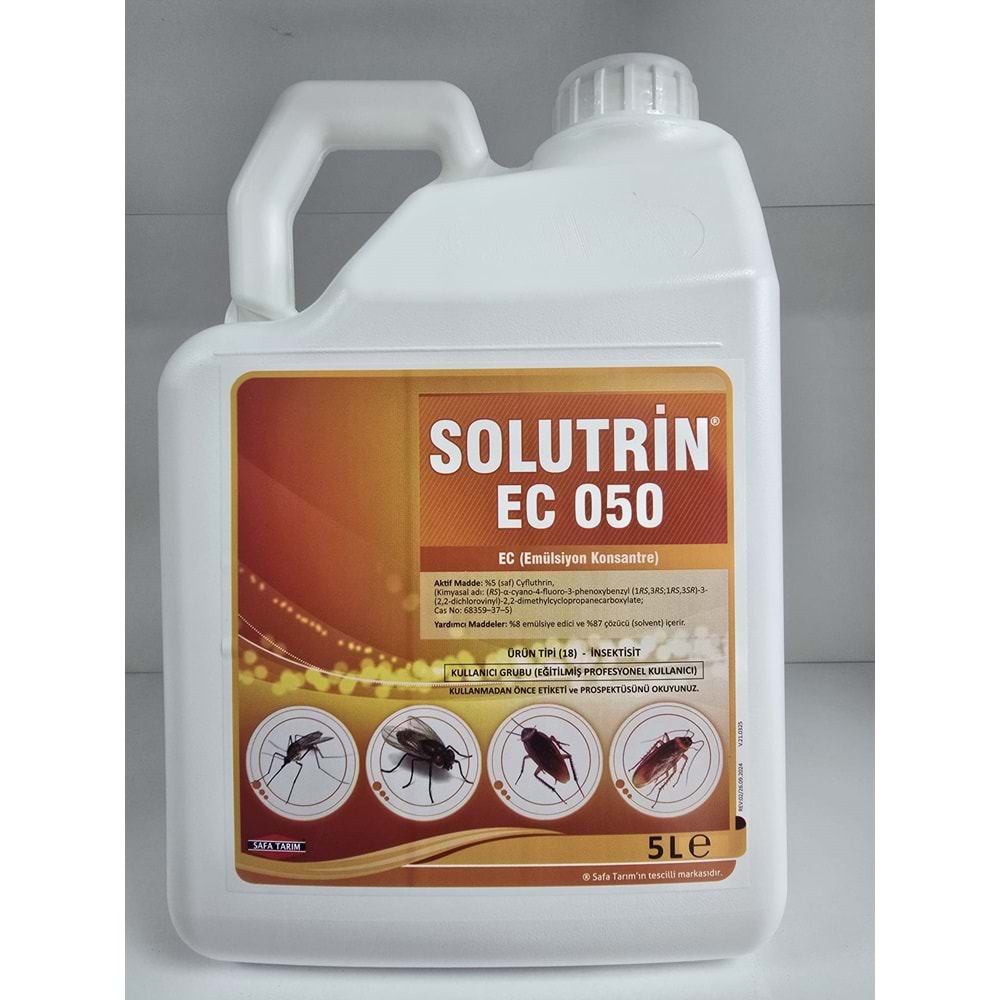 Solutrin EC 050 Kokulu Haşere Öldürücü | 5 Litre
