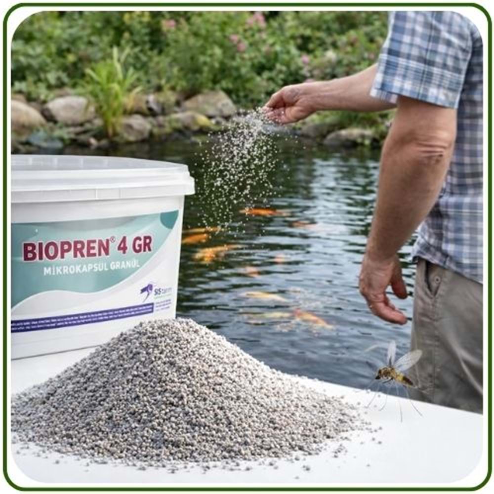Biopren 4 GR Granül Sivrisinek Larvasit