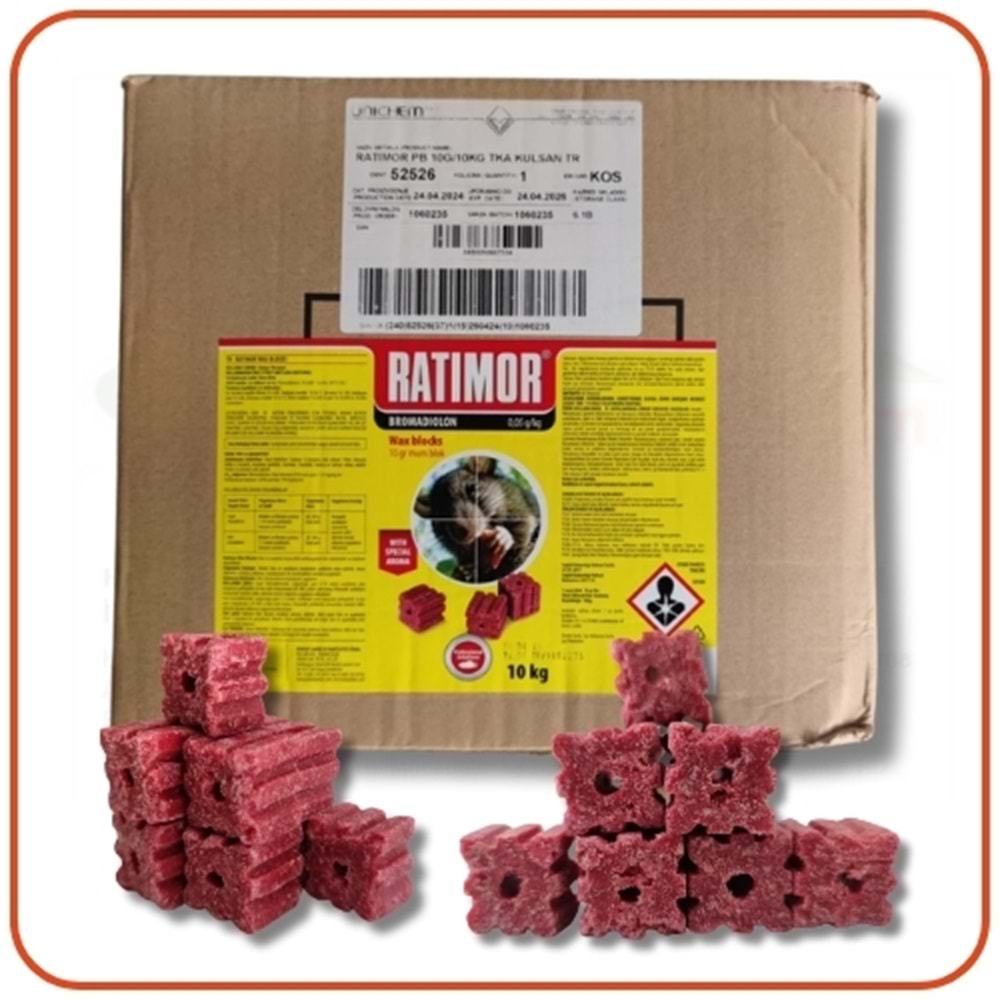 Ratimor Mum Blok Fare Zehiri | 10 Kg