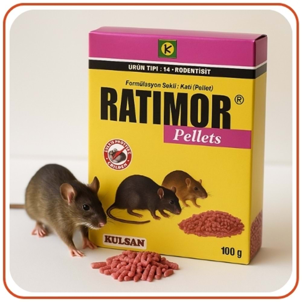 Ratimor Pellets Fare Zehiri | 100 Gram