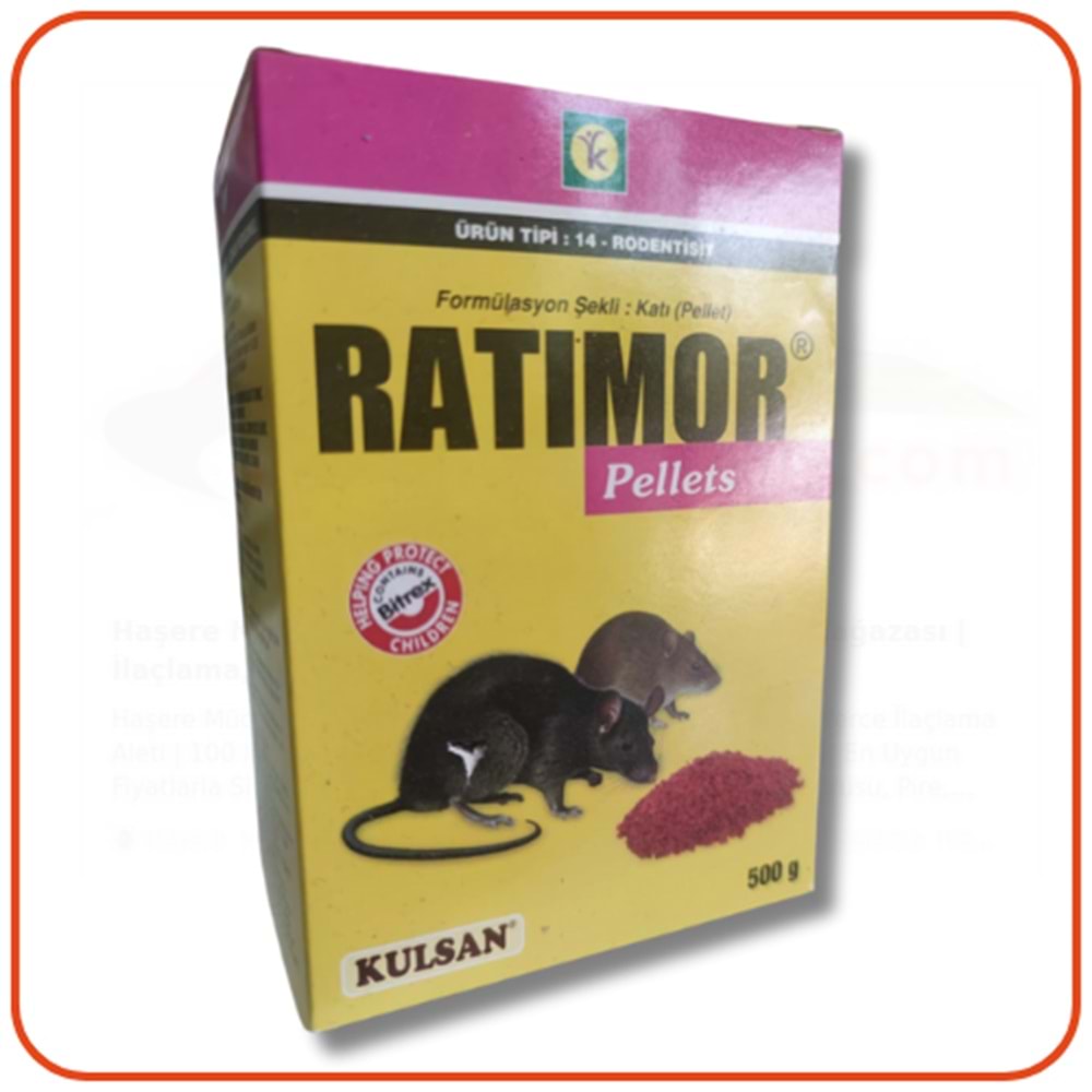 Ratimor Pellets Fare Zehiri | 500 Gram