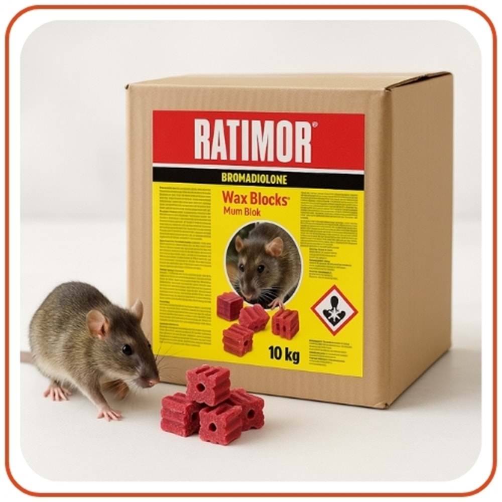 Ratimor Wax Mum Blok Fare Zehiri | 1 Kg