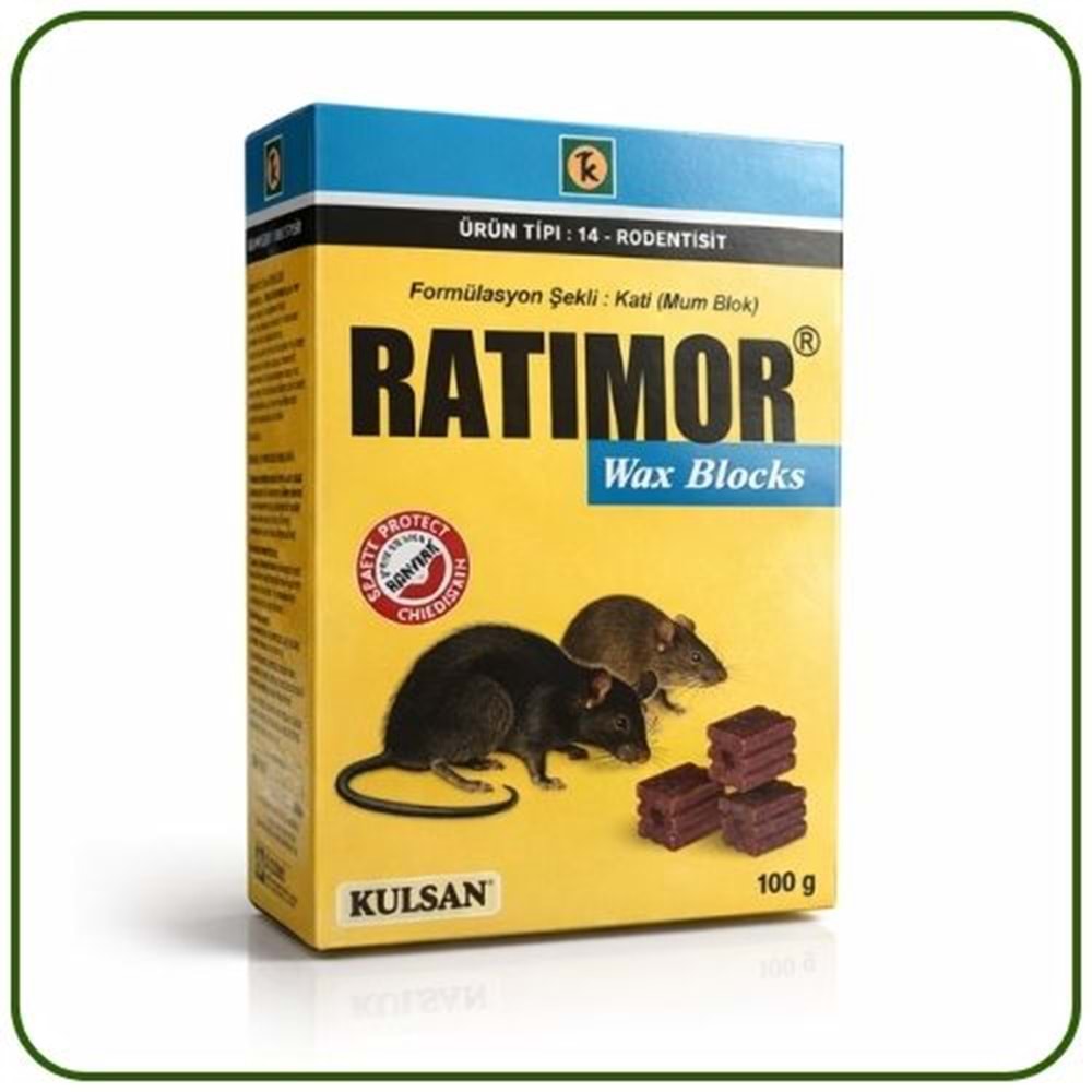 Ratimor Wax Mum Blok Fare Zehiri | 1 Kg