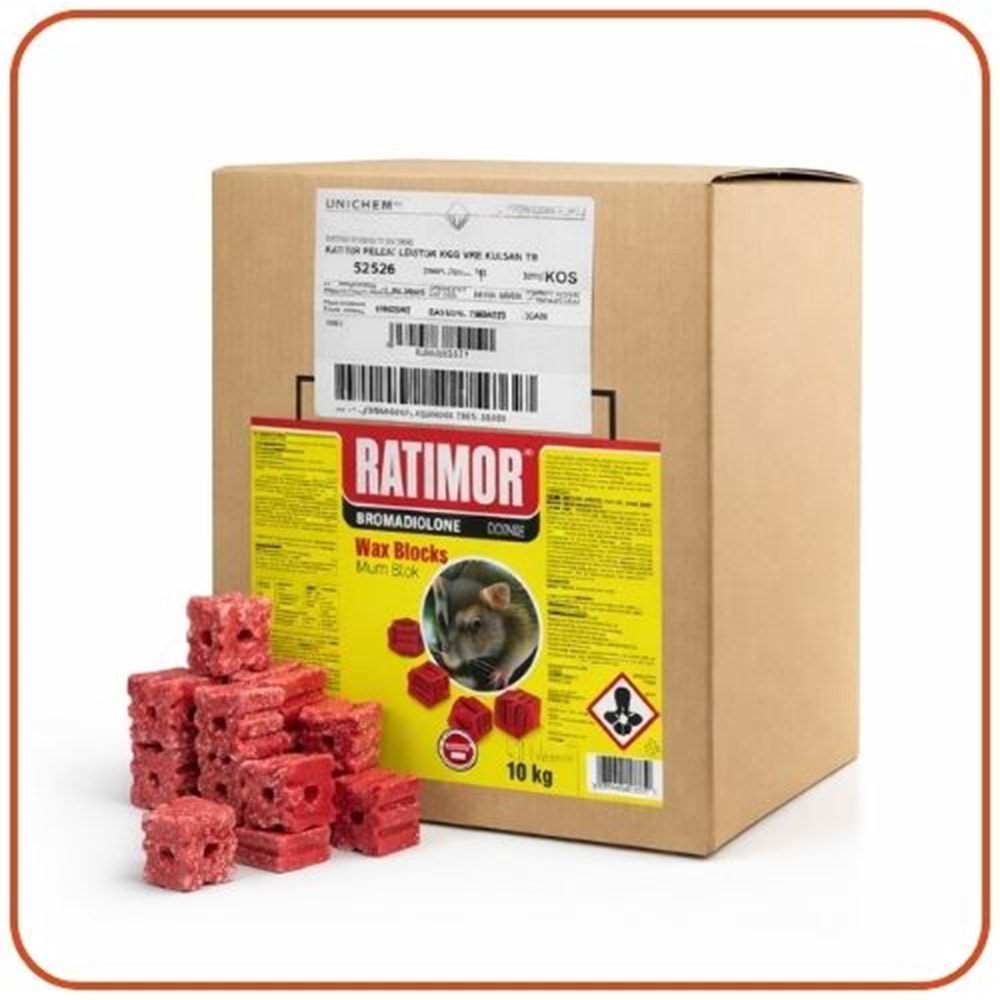 Ratimor Wax Mum Blok Fare Zehiri | 5 Kg